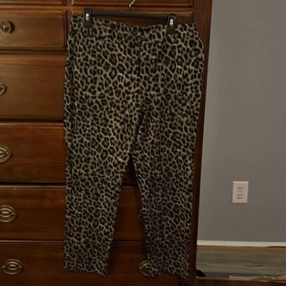 Cabi animal print pants